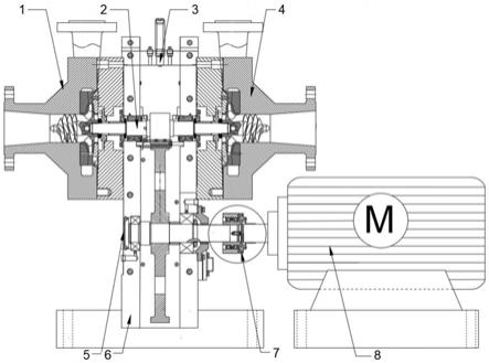 装配高速液力透平的高速离心泵机组的制作方法