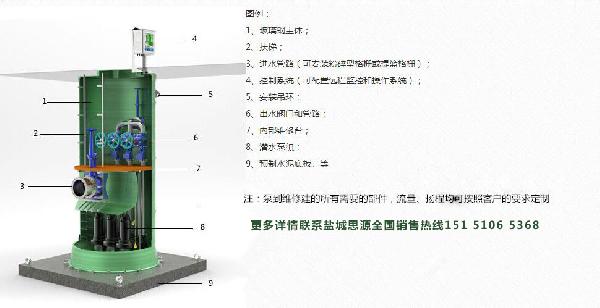 地埋式一体化预制泵站可以设计定制，思源有着十几年的设计经验