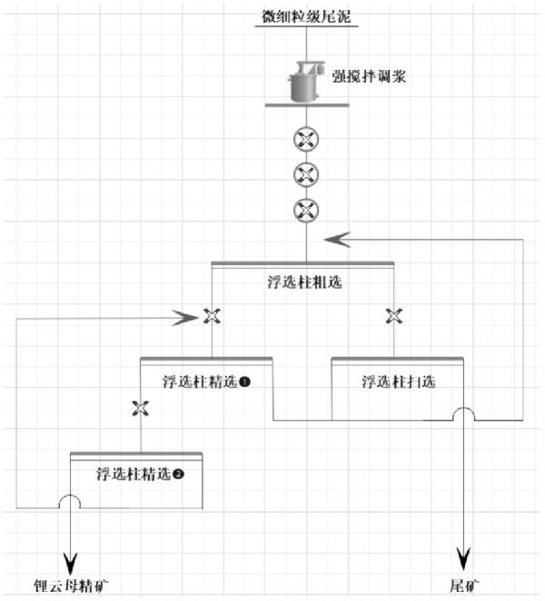 一种从尾泥中回收微细粒级锂云母的选矿方法与流程