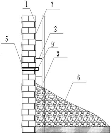用于矿山井下的充填挡墙及其施工方法与流程