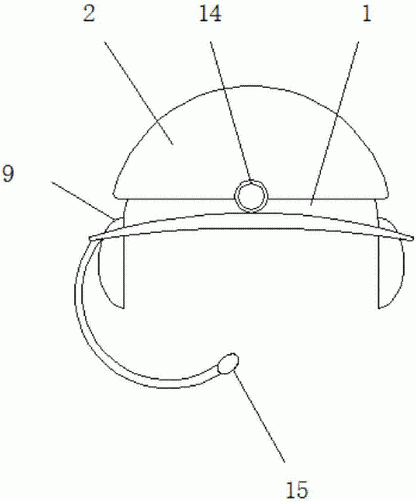 采矿用防撞型安全头盔的制作方法