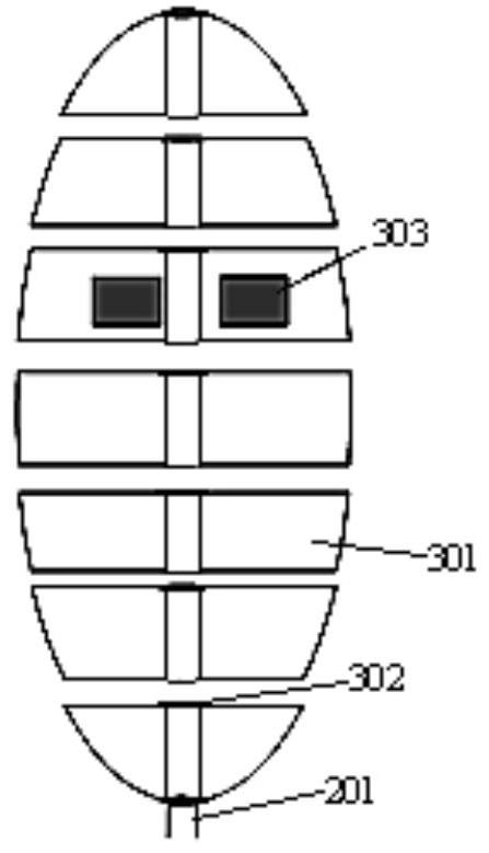 一种用于深海采矿立管的组合式浮体及其采矿系统