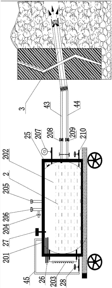 矿用移动式液态二氧化碳防灭火系统的制作方法