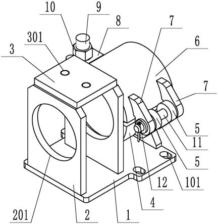 钻机用钻杆夹持器的制作方法