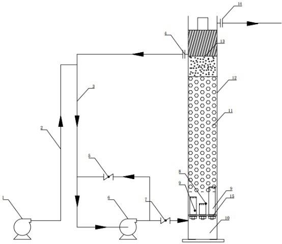 一种厌氧脱氮流化床反应器废水脱氮处理系统及处理方法与流程