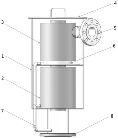 一种整体式两级过滤的油气分离器的制作方法