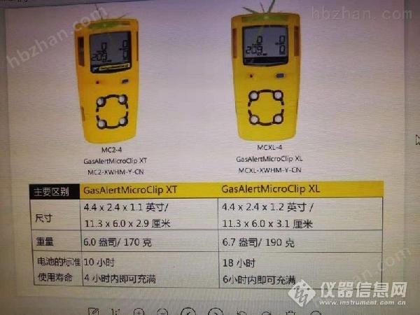 加拿大BW多气体检测仪 MC2-4 扩散式四合一气体检测仪 复合气体检测仪