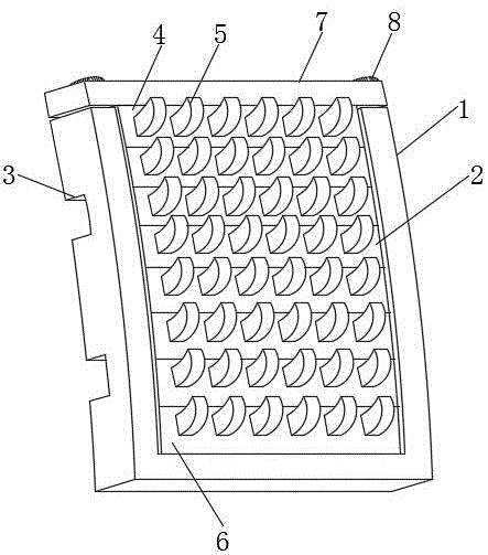 破碎机齿板结构的制作方法