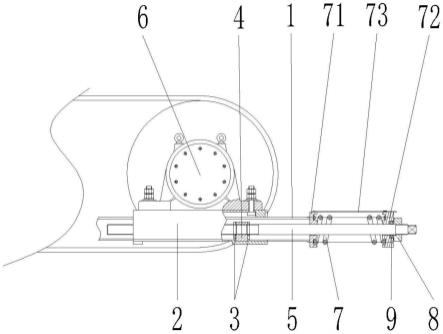 一种新型带式输送机尾部螺旋拉紧装置的制作方法