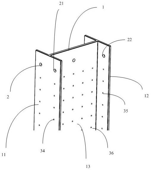 一种内插型钢的混凝土支护结构及其施工方法与流程