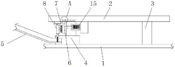 皮带机下料溜槽缓冲结构的制作方法