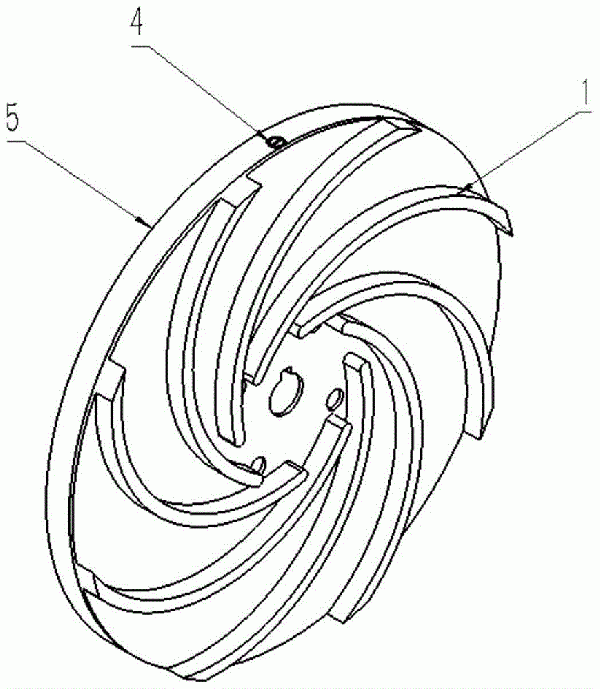 一种平衡孔状态可调的离心泵叶轮