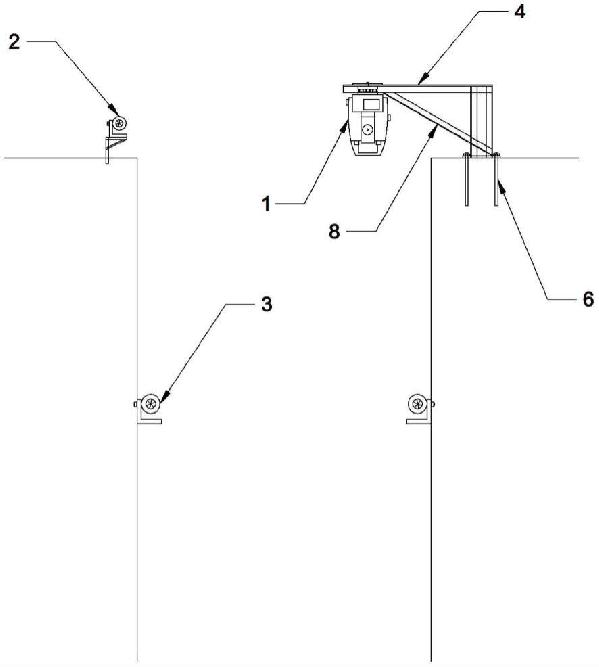 一种竖井收敛的监测装置的制作方法