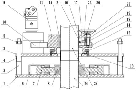 一种潜孔钻机套管卸扣装置的制作方法