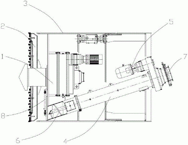 高安全性双闸门式螺旋输送机