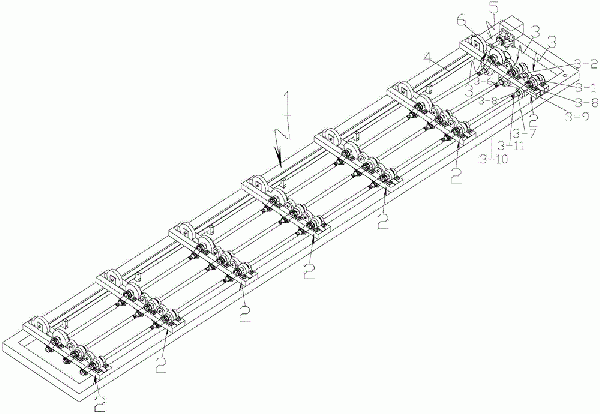 可调式钢管螺旋输送机构