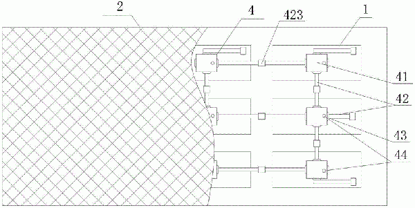 自适应井下条件的带式输送机分层托辊架