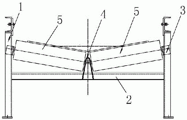 用于带式输送机的支腿