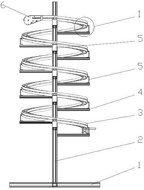 垂直螺旋输送机架
