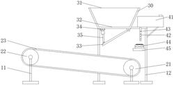 履带移动圆锥式破碎站的物料输送装置
