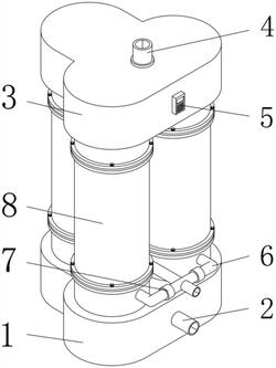 变频离心冷水机组用立式油分离器