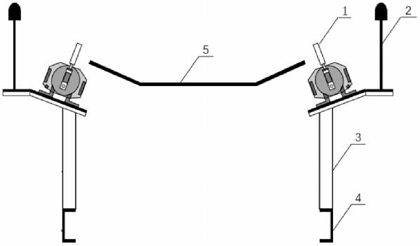 用于带式输送机的皮带跑偏检测系统