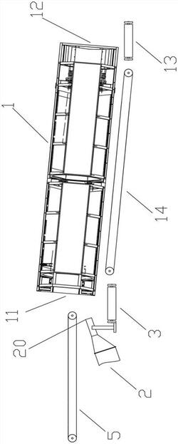 具有进料预风选功能的滚筒筛