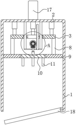 旋挖钻机抖土减噪改进装置的液压机构