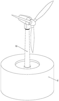 基于北斗卫星测量风机基础下沉的装置