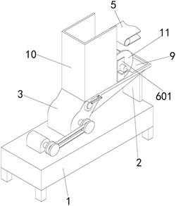 矿山用制砂机进料机构