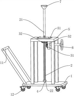 具有升降装置的建筑检测用一体式楼板测厚仪