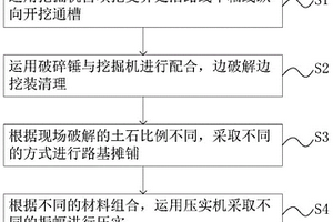 土夹石地质路基的施工方法