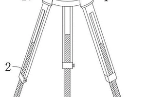 地质勘探建筑施工用的三脚架