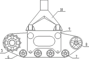 适用于软地质运输的履带式拖板车