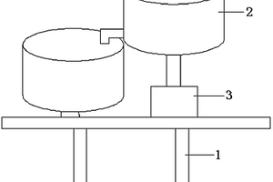 工程地质勘探预应力双桶搅拌机的重量控制机构