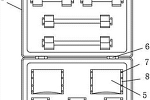 带有多种工具易卡接工位的地质箱