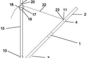 基于余弦定理角度测量的矿井瞬变电磁底板探测装置