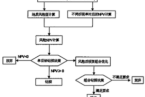 利用地质风险后净现值决策油气钻探的方法