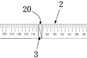 适用于井下地质编录布样的皮尺