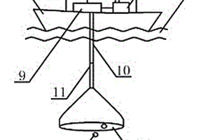 在海洋冷泉区探测可燃冰矿散发的气体的水下勘探装置