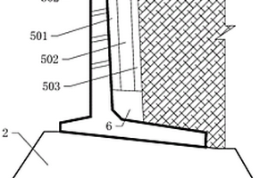 适用于建在软地质上的电力建筑的挡土结构