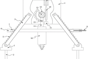 地质工程用钻孔作业固定架