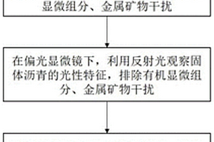 基于岩石薄片的固体沥青识别方法