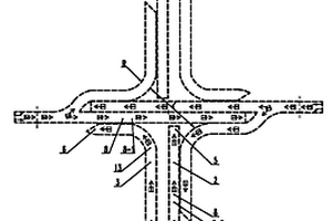 右行制共四个独立“卜”字形隧道的全单层组合隧道