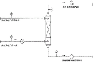 用于从富含H2S和CO2的气体混合物诸如地热不凝性气体混合物中减少H2S和CO2的方法和系统