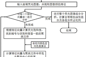 用于对岩屑荧光图像进行快速分析方法