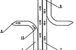 两个左转和直行“卜”字形分叉桥的组合桥