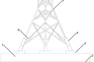 海上风电导管架重力式筒型基础结构及其施工方法
