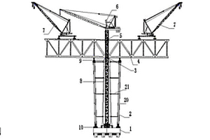 多孔大跨度简支钢桁梁桥架设方法
