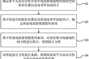 非平凡各向异性介质电磁场数值模拟方法及系统